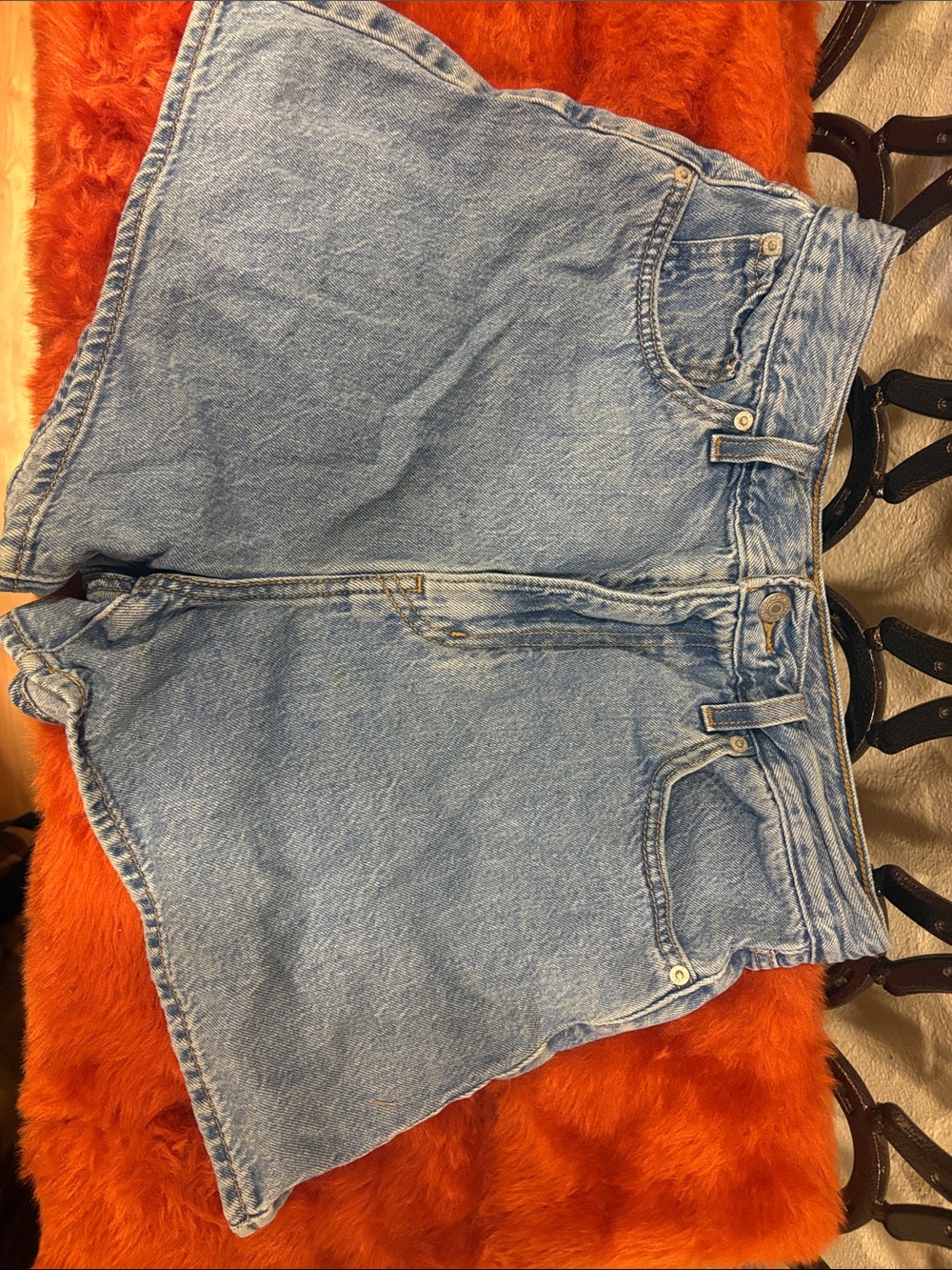 Levi's Light Blue Denim Jean Shorts